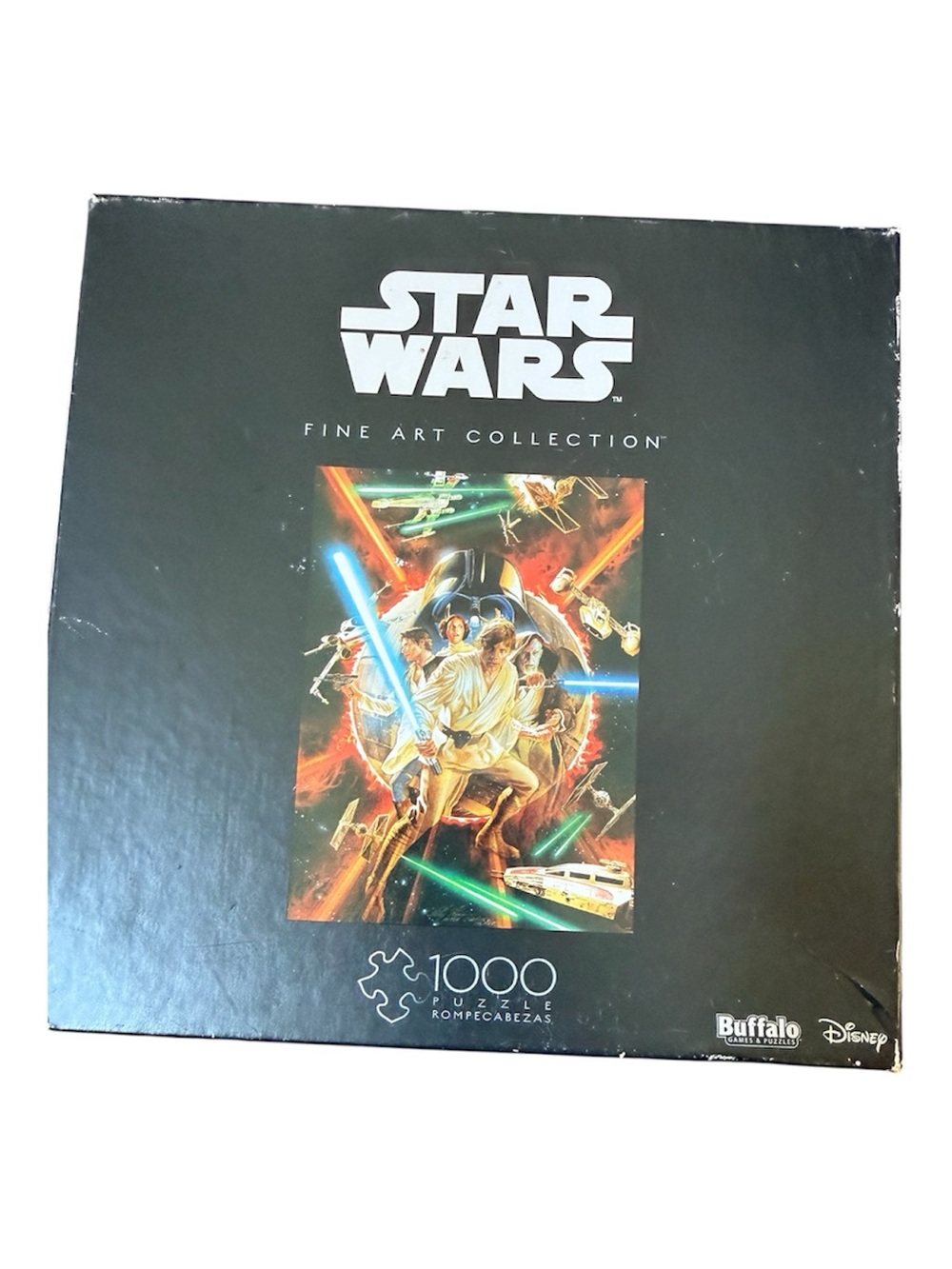 Star Wars Puzzle Box with Black and Multicolor Artwork